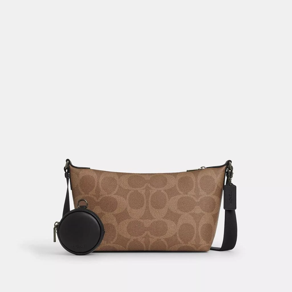 Coach Small Finn Crossbody Bag With Pouch In Maxi Signature Canvas 1