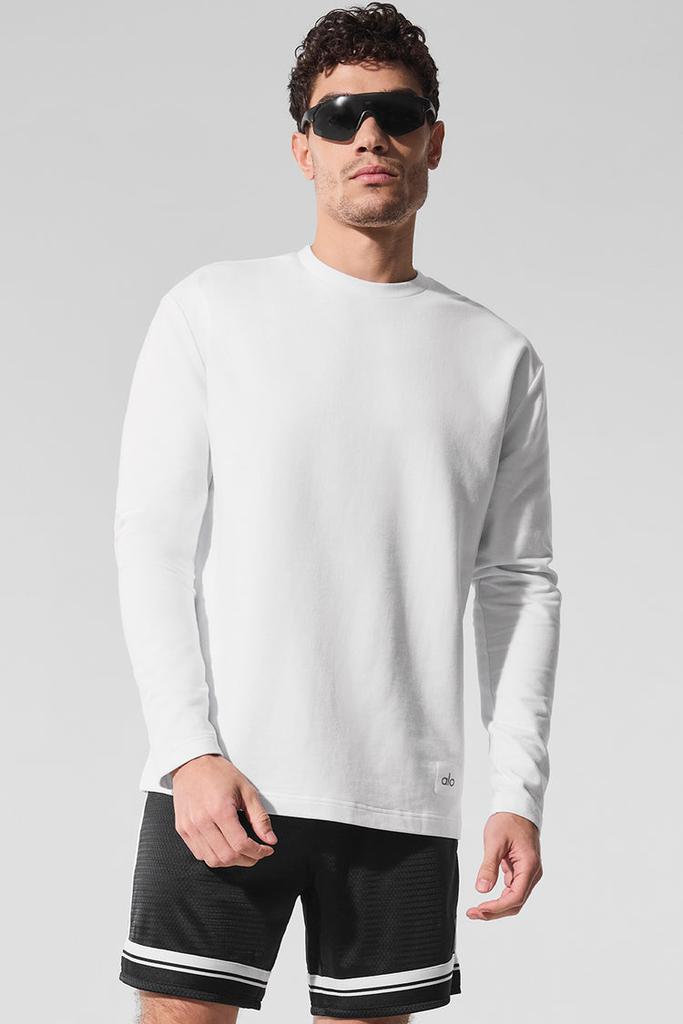 Alo Double Take Long Sleeve Crew - Bone
