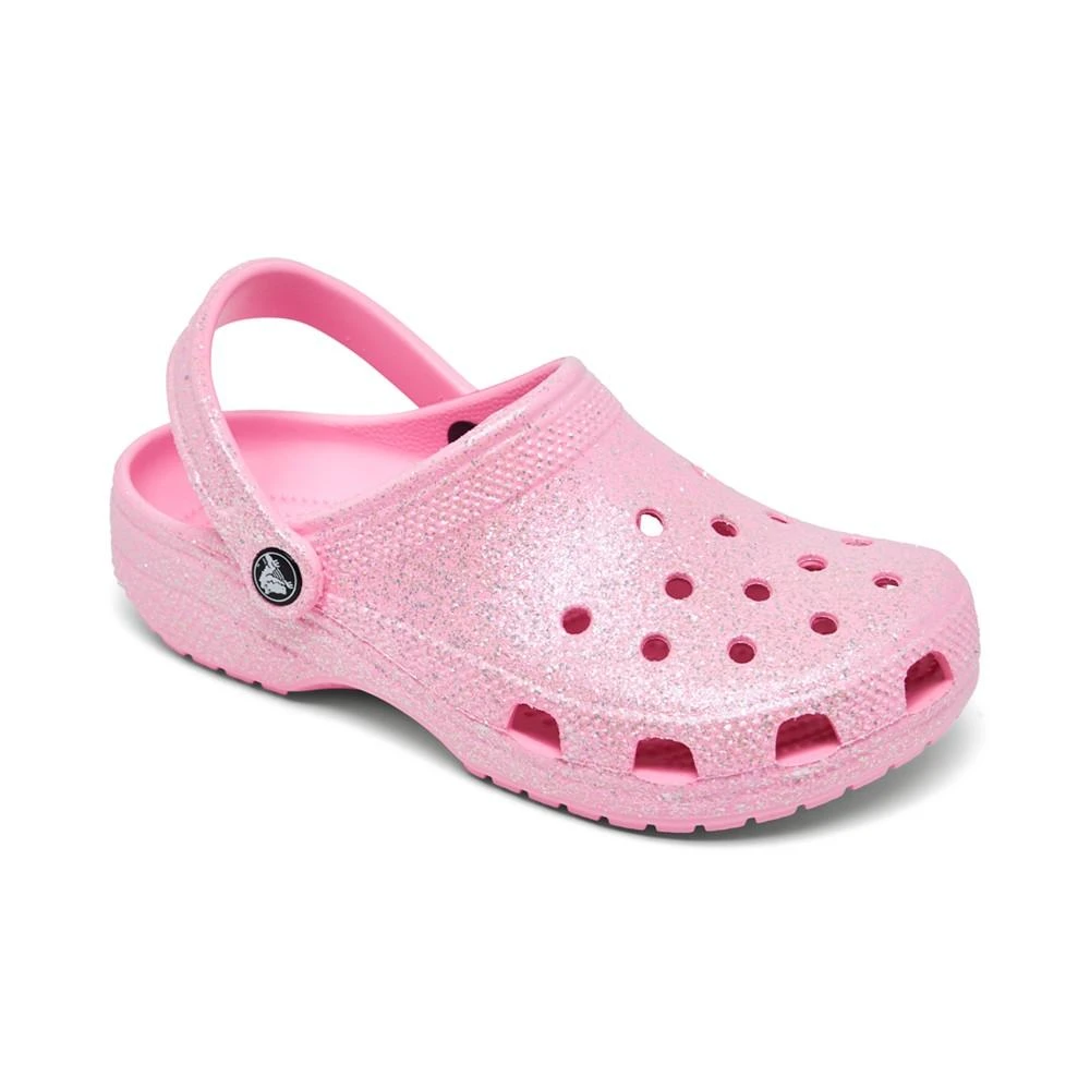 Crocs Big Girls Classic Glitter Clogs from Finish Line 1