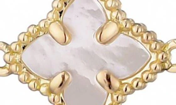 ADORNIA Mother of Pearl Station Necklace 5