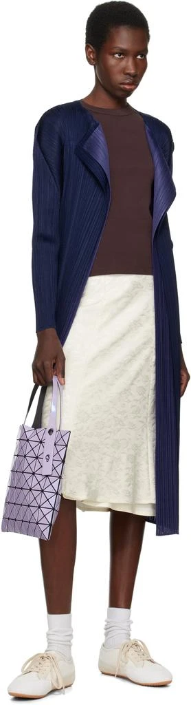 Issey Miyake Purple Prism Metallic Tote 4