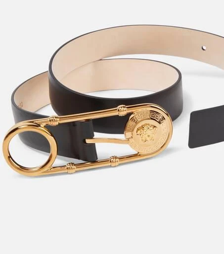 Versace Safety Pin leather belt 3