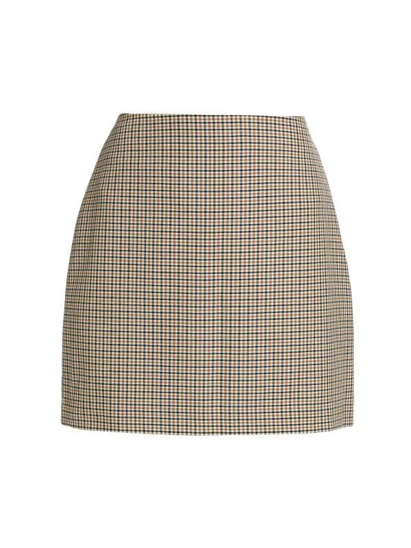 Alice by Temperley Maris Plaid Miniskirt 5