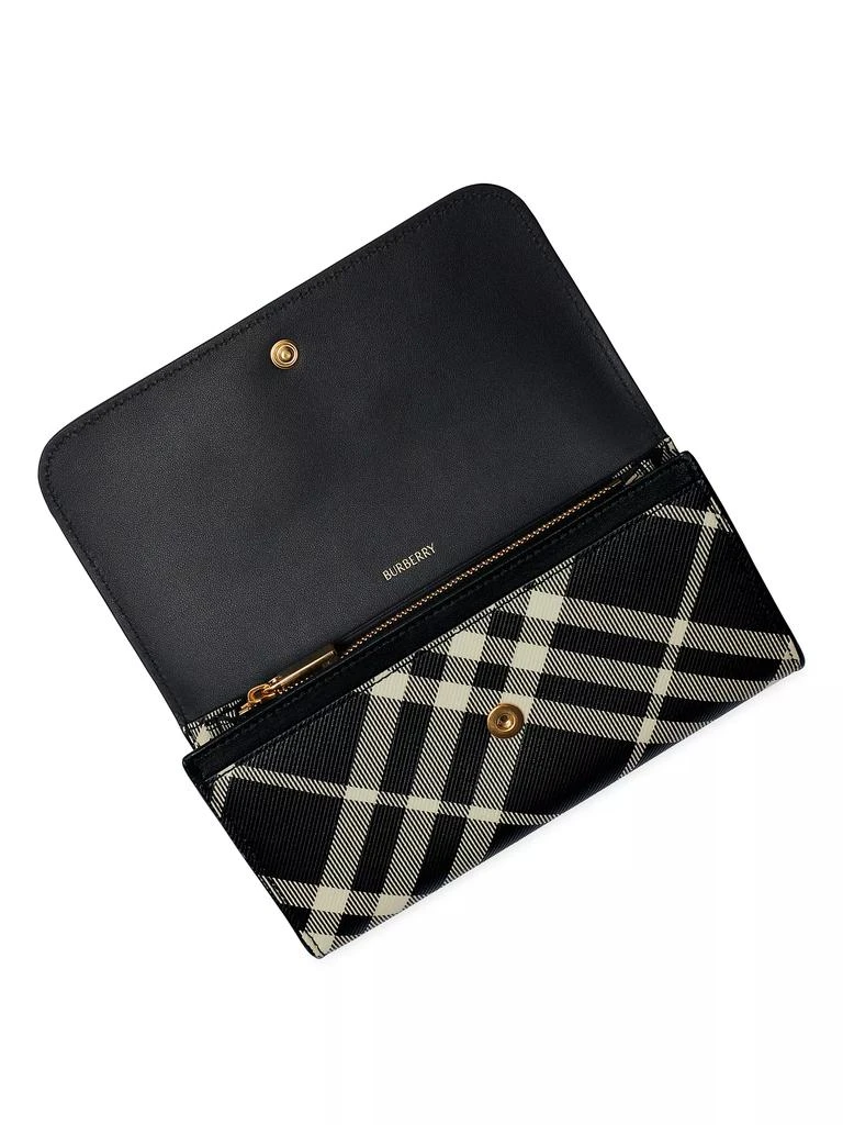 Burberry Check Continental Wallet 2