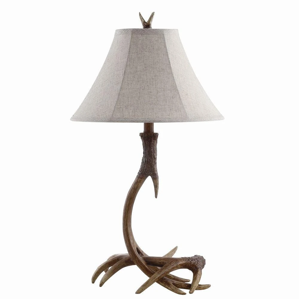 JONATHAN Y Antler 27.5" Rustic Resin LED Table Lamp 4