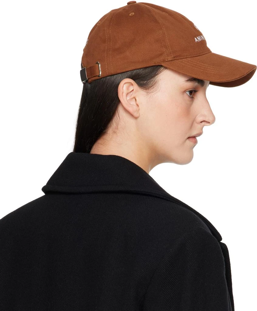 ANINE BING Brown Jeremy Baseball Cap 3