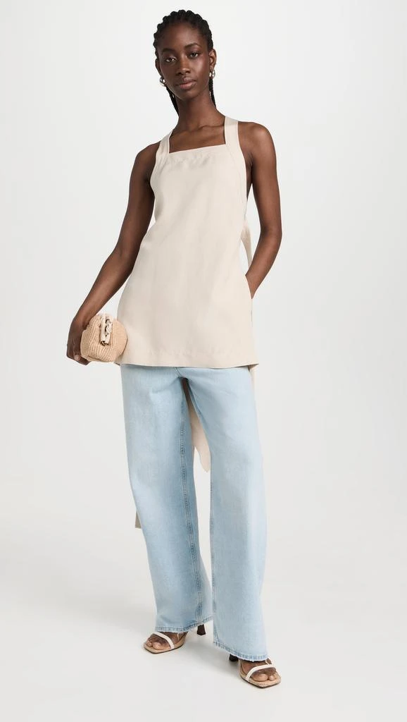 ROSETTA GETTY Apron Top - Fluid Shantung 5