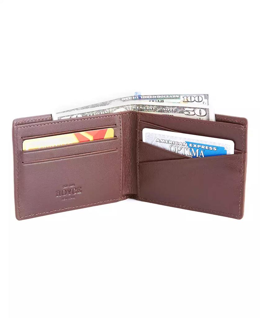 ROYCE New York Men's RFID Blocking Slim Bifold Wallet