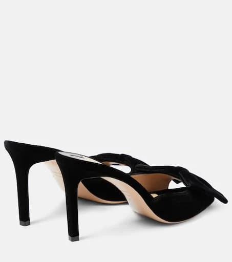 Tom Ford Brigitte 85 bow-detail velvet mule 3