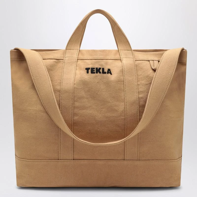 Tekla Tekla Beach Bag In Camel 1