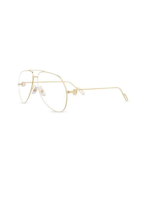 Cartier 60MM Aviator Eyeglasses 3