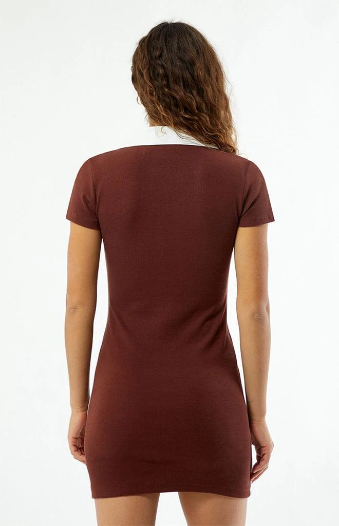 Daisy Street 1992 Ribbed Polo Mini Dress 3