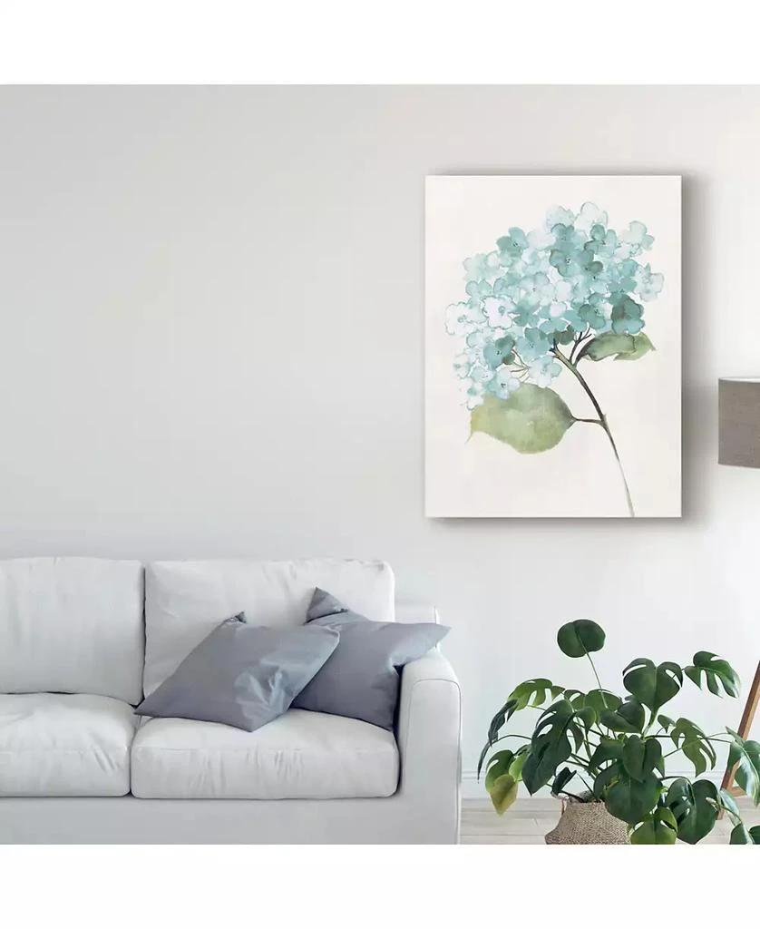 Trademark Global Wild Apple Portfolio Antique Floral on Cream I Blue Canvas Art - 20" x 25" 3