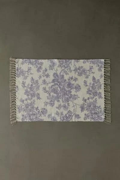 Urban Outfitters Toile Digital Printed Chenille Rug 2