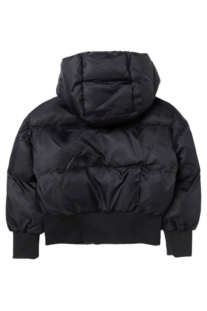 Moschino Kids Logo-Embroidered Zipped Puffer Jacket – On