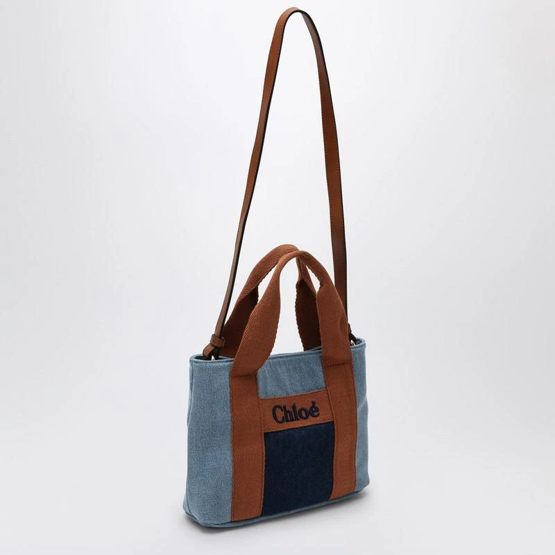 Chloé Denim bag with logo 6