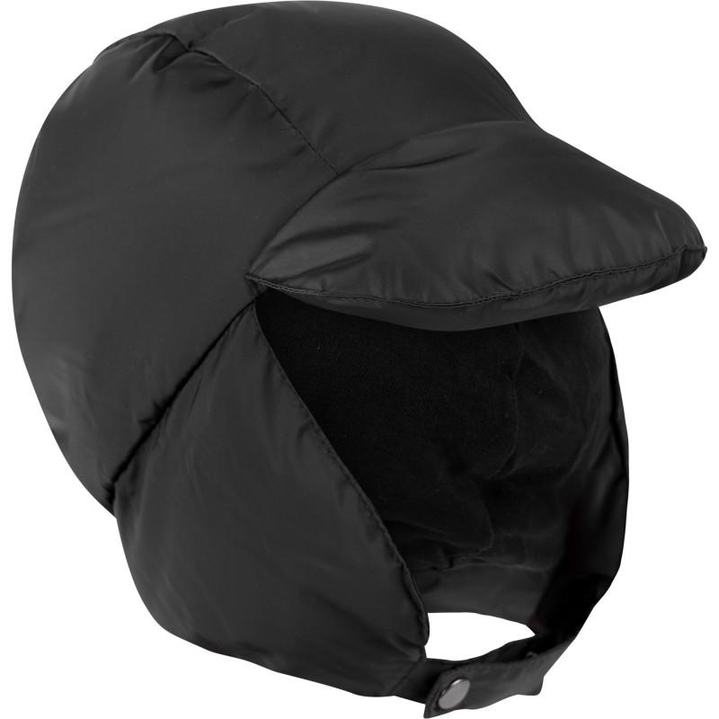 IL GUFO Down padded winter helmet hat in black
