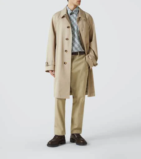 Burberry Cotton gabardine slim pants 2
