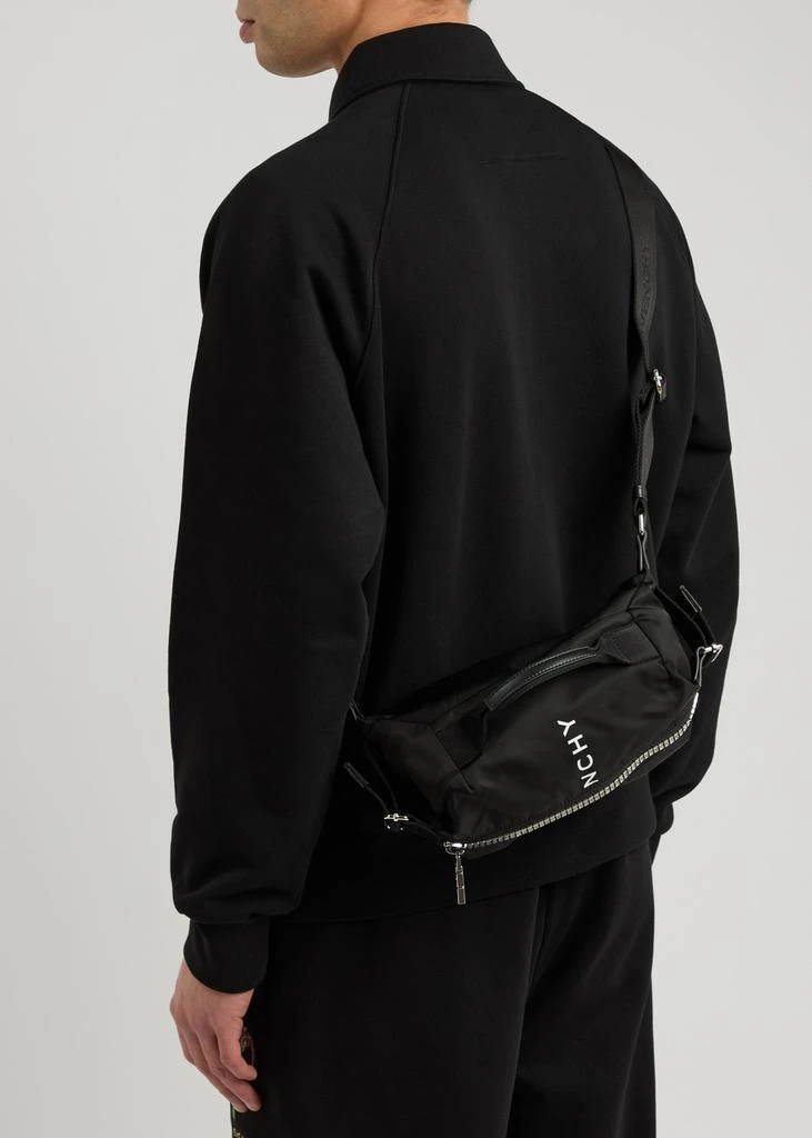Givenchy G-Zip logo-print nylon belt bag 5