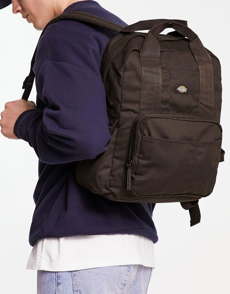 DICKIES Dickies lisbon backpack in dark brown 1