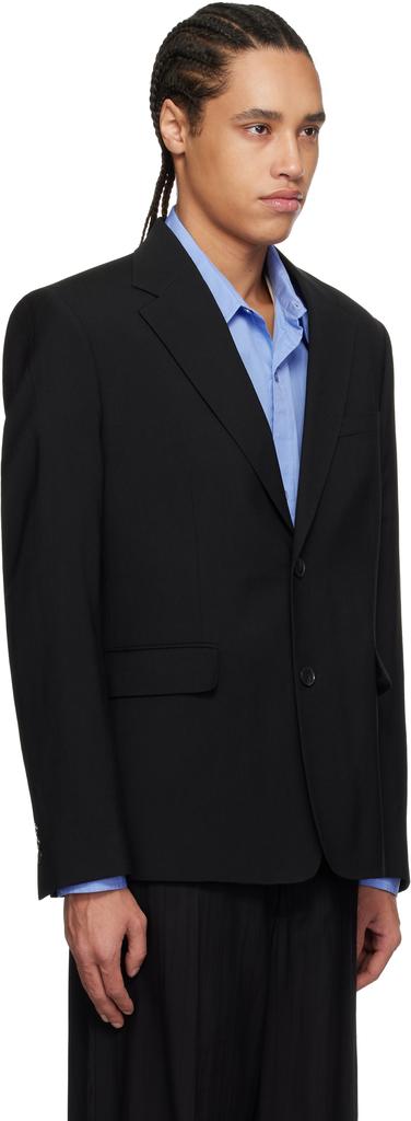 mfpen Black Single Breasted Blazer