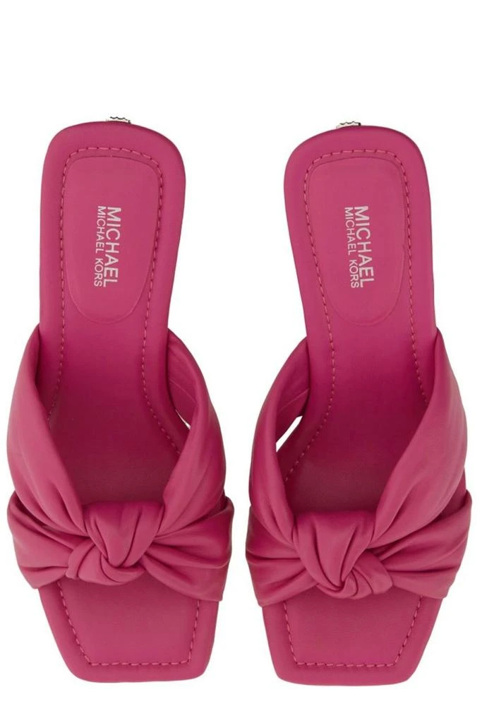 Michael Kors Michael Michael Kors Elena Bow Detailed Sandals 5