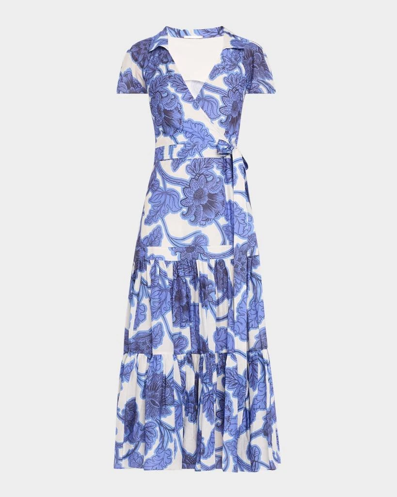 Alexis Avanna Floral Short-Sleeve Wrap Dress 1