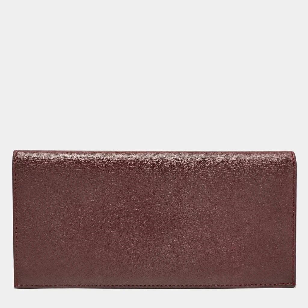 Cartier Cartier Burgundy Leather Must de Cartier Long Bifold Wallet 4