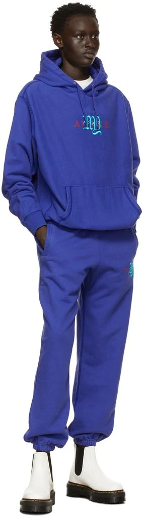 Awake NY Purple College Logo Lounge Pants 4
