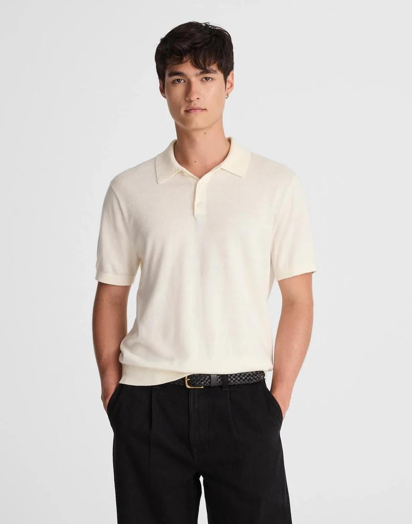 Madewell Three-Button Sweater Polo Shirt 1