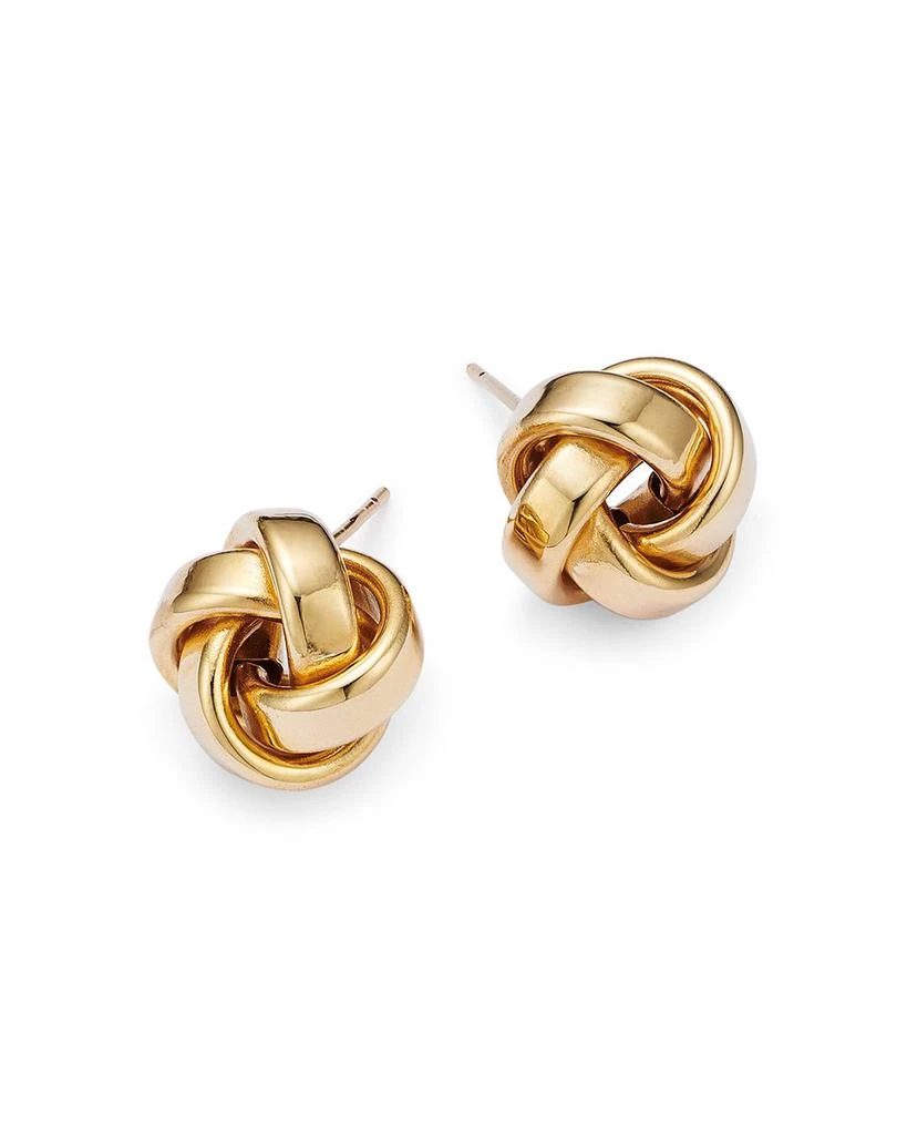 Bloomingdale's Love Knot Stud Earrings in 14K Yellow Gold 3