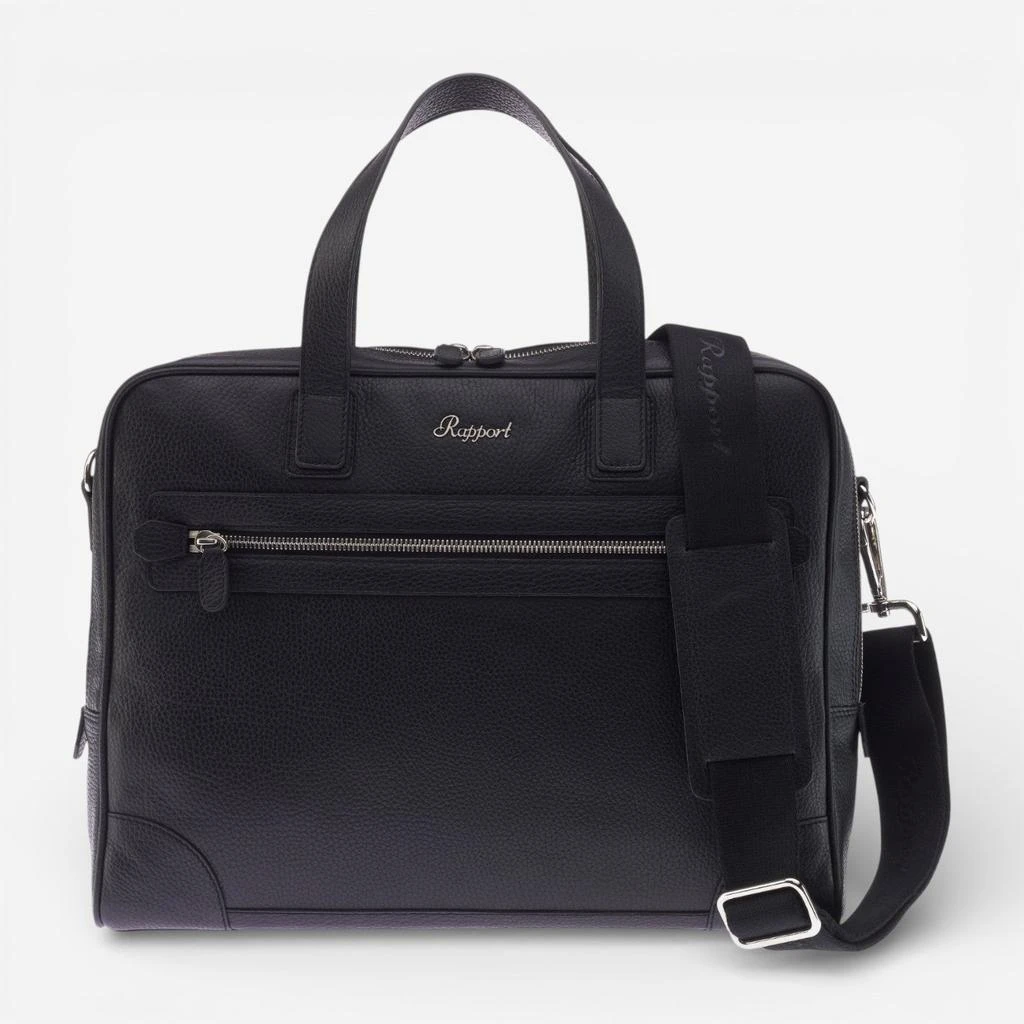 Rapport Rapport London Berkeley Leather Laptop Briefcase D22 2