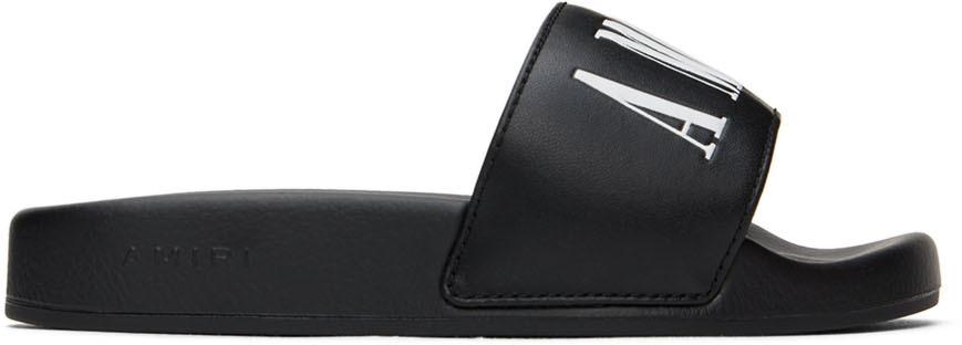 AMIRI Kids Black Rubber Pool Slides