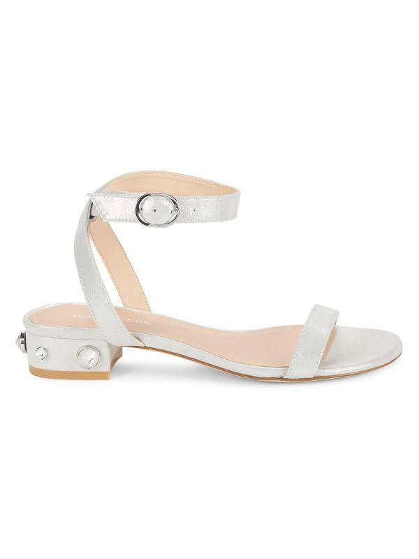 Stuart Weitzman Dncr Suede Block Heel Sandals 1