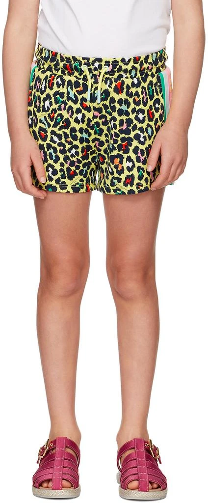Marc Jacobs Kids Yellow Cheetah Shorts 2