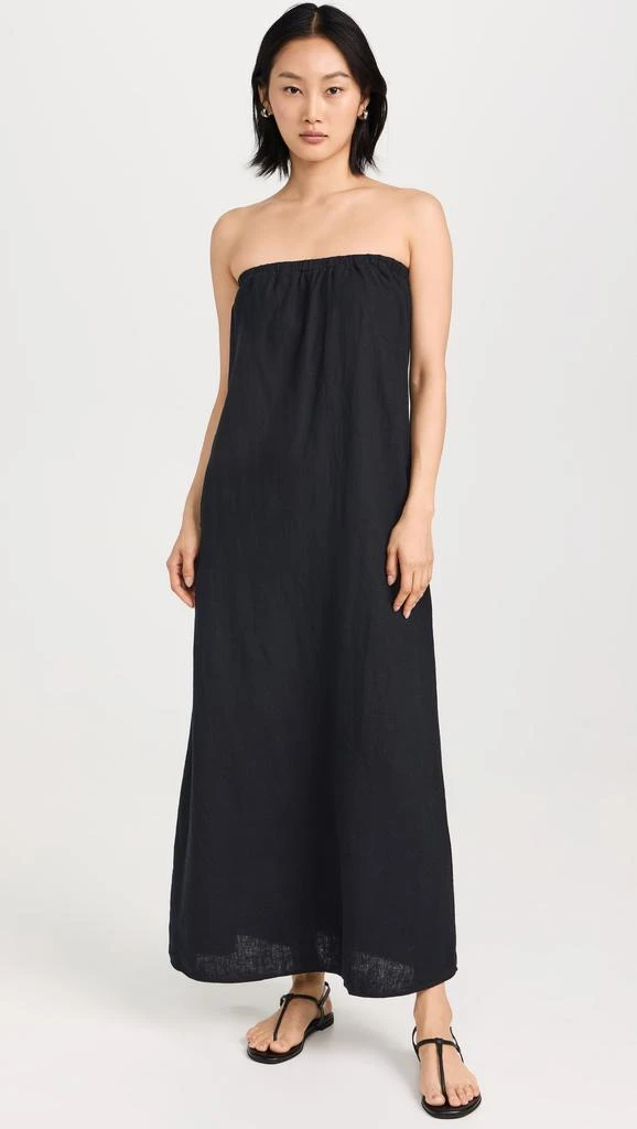 Stateside Linen Column Maxi Dress 4