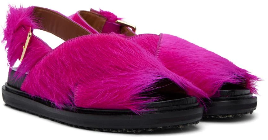 Marni Pink Fussbett Sandals 4
