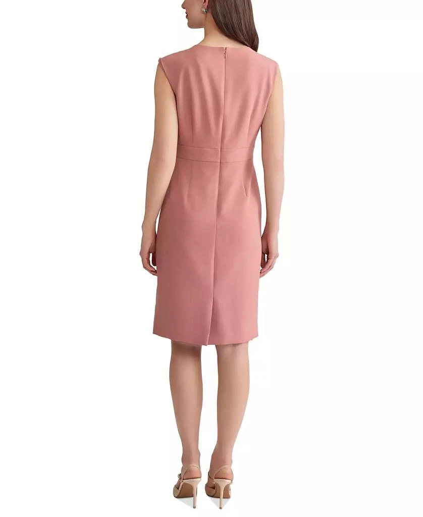 Kasper Women's Crewneck Sleeveless Sheath Dress, Regular & Petite 7