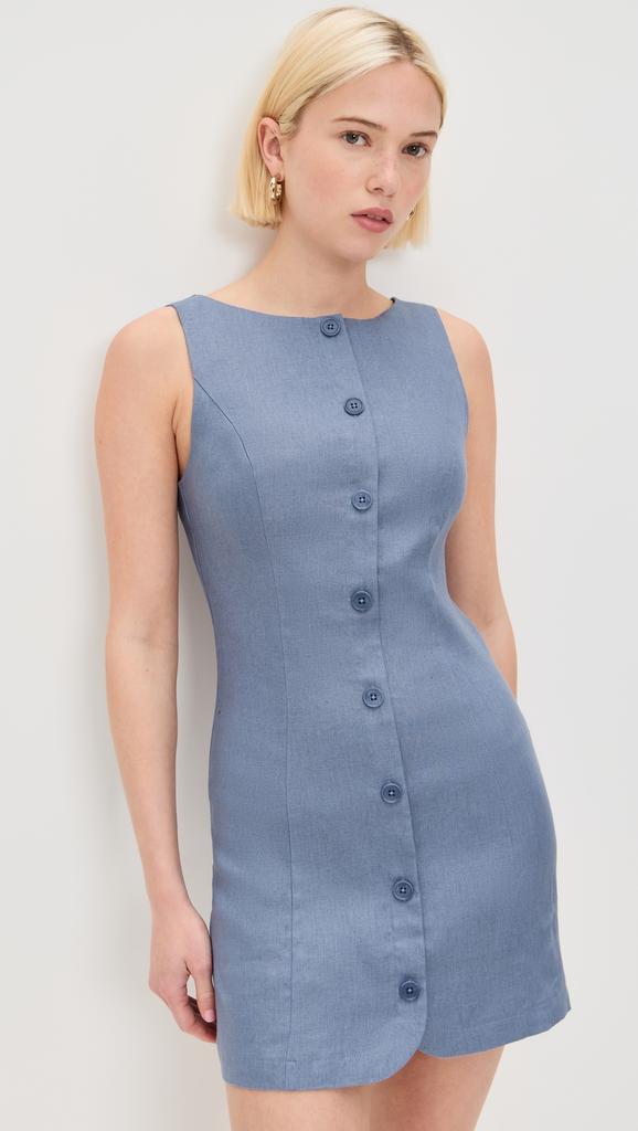 Reformation Zarae Linen Dress