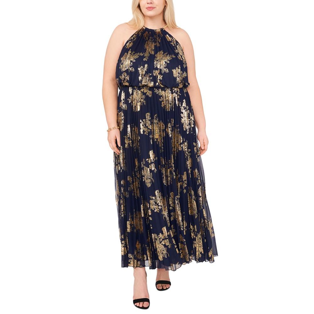 MSK Plus Size Floral-Print Dress