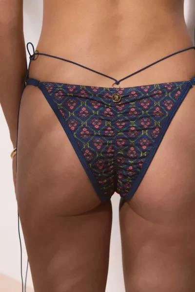Bananhot Bananhot Annie Dark Royal Strappy Bikini Bottom 2