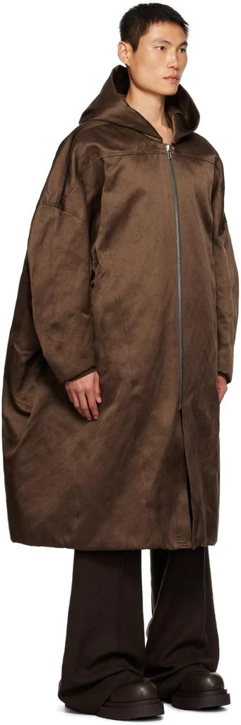 Rick Owens Brown Jumbo Peter Coat 2