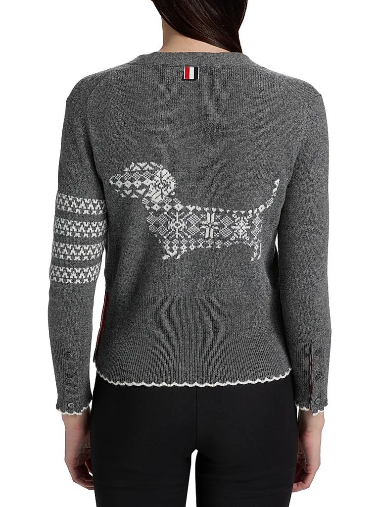 Thom Browne Holiday Hector Wool Cardigan 5