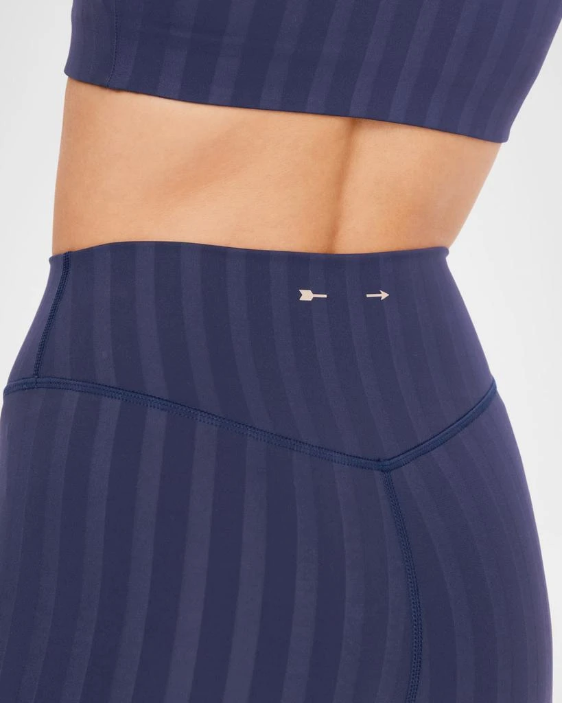 The Upside Wilde Striped High-Rise Midi Leggings 4
