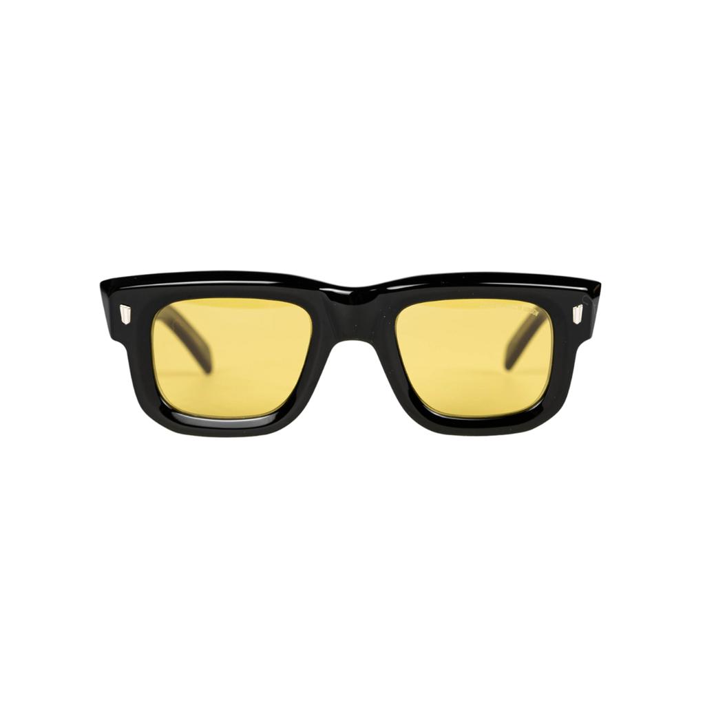 Cutler and Gross 1402 Square Sunglasses in Yellow/Black