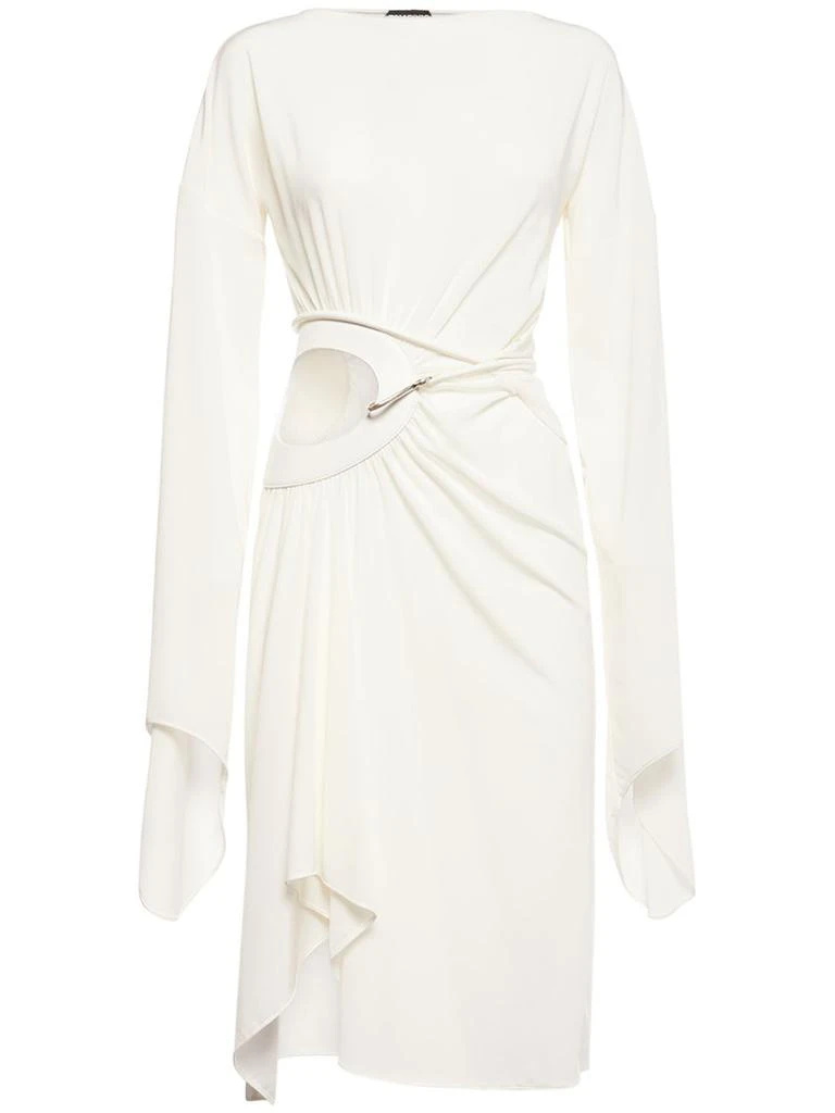jersey button down dress Pippa Broderie Jersey Dress-Navy