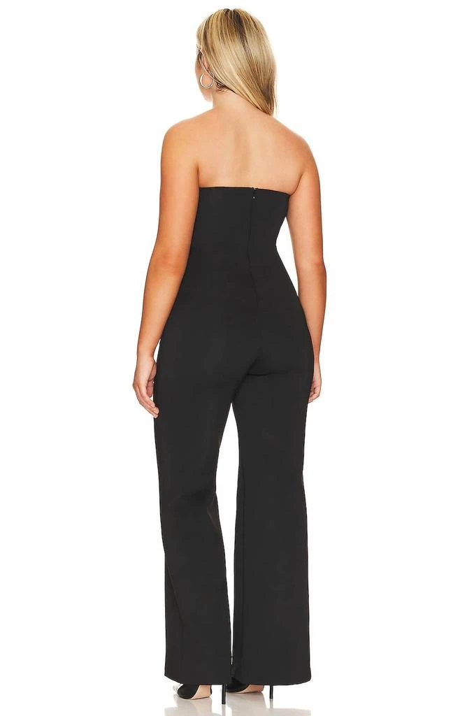 Good American Good American - Strapless V Scuba Jumpsuit 5