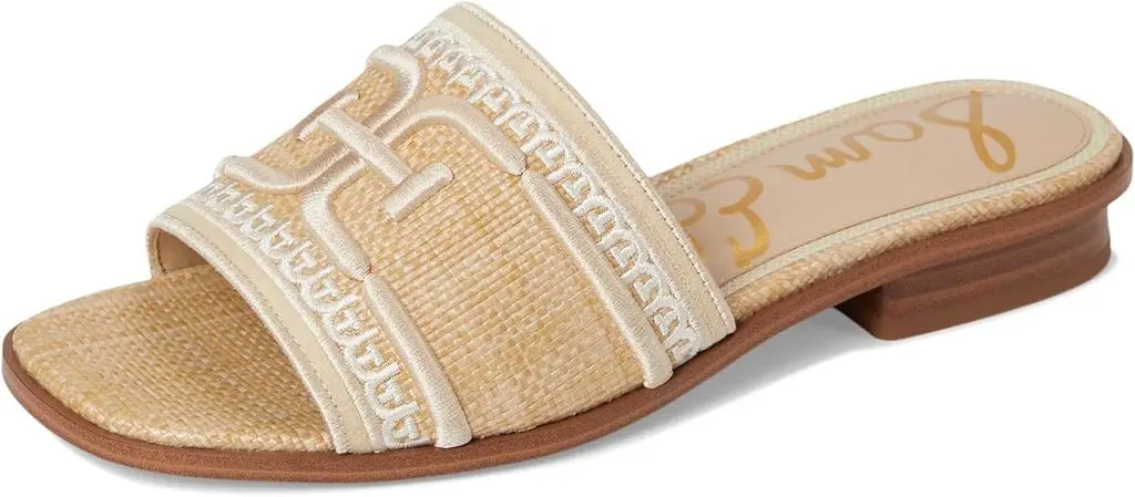Sam Edelman Sam Edelman Women's Stevie Heeled Sandal, Natural Multi, 5 7