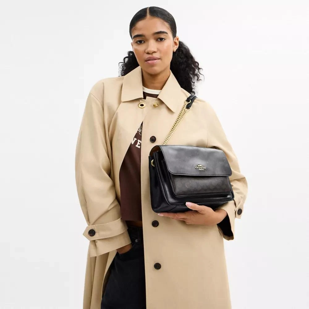 Coach Elodie Crossbody Bag In Signature Canvas 3