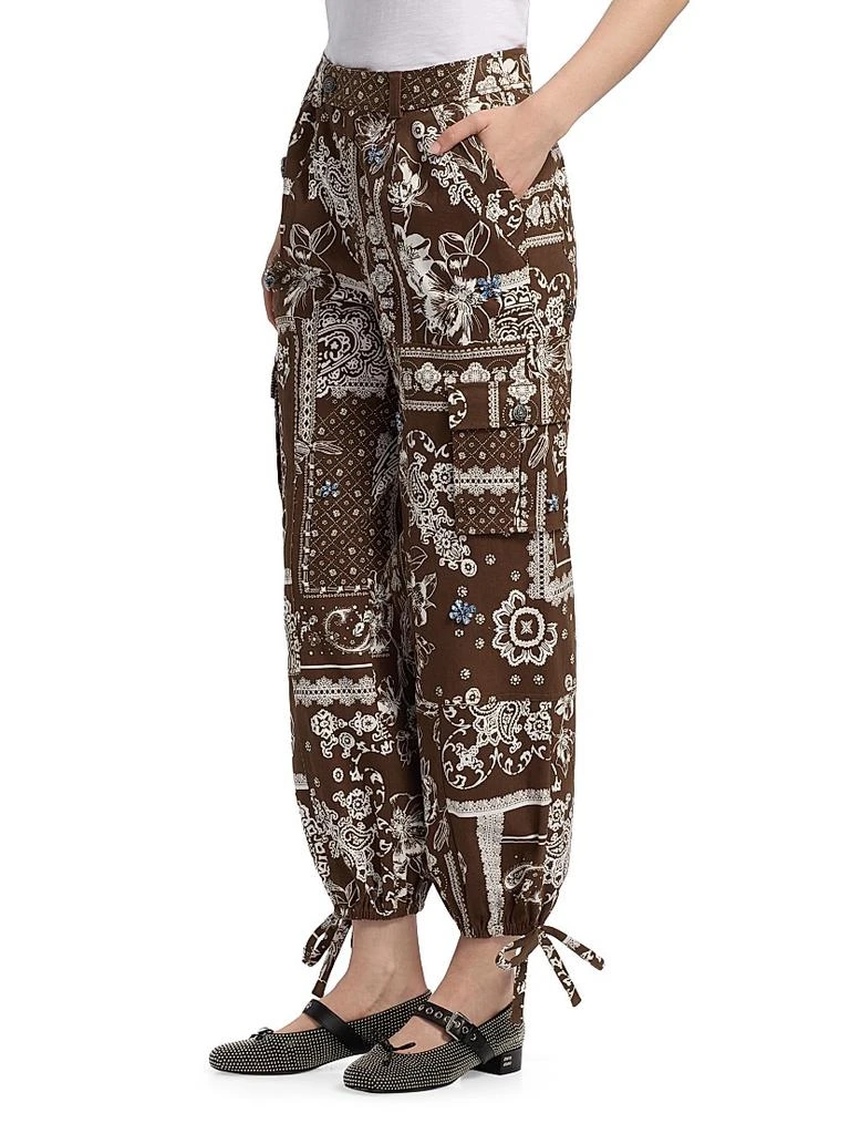 Cinq à Sept Zola Bandana Cotton Twill Military Pants 4